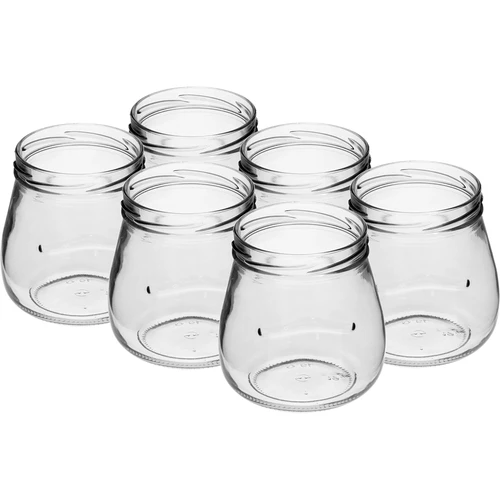 Burka twist-off 500 ml "Apgrieztā Amfora" ar krāsainu vāciņu fi 82/6, 6 gab. - 4