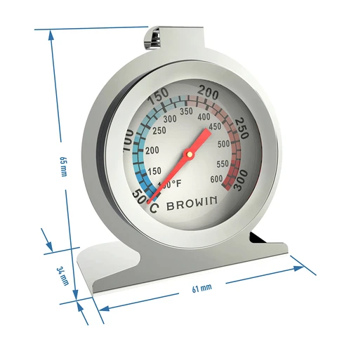 Cepeškrāsns termometrs (50°C līdz +300°C) Ø6,1cm - 3