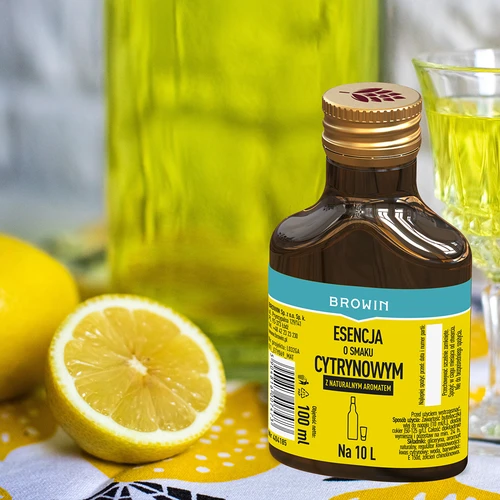 Citronu garšas esence ar dabīgu aromātu, paredzēta 10 L - 100 ml - 8