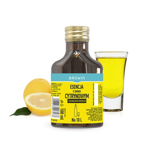 Citronu garšas esence ar dabīgu aromātu, paredzēta 10 L - 100 ml - 3