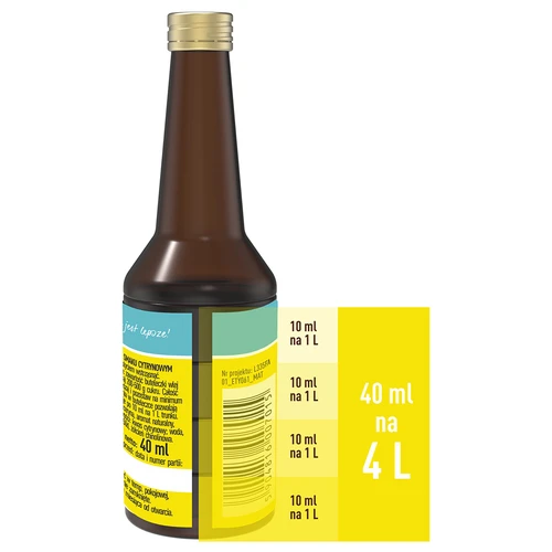 Citronu garšas esence ar dabisku aromātu uz 4 L - 40 ml - 5