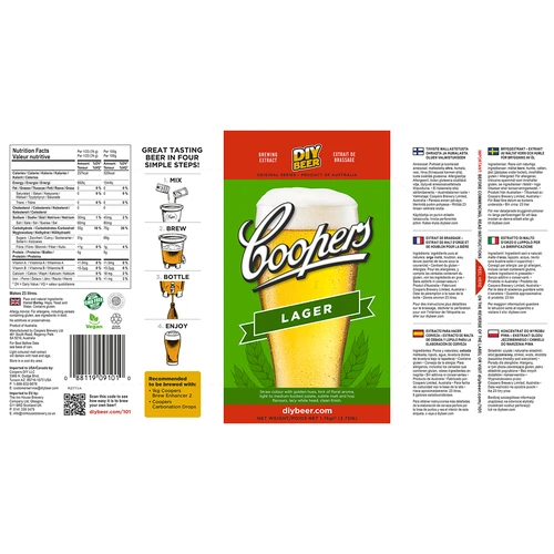 Coopers Lager alus brūvēšanas komplekts - 5