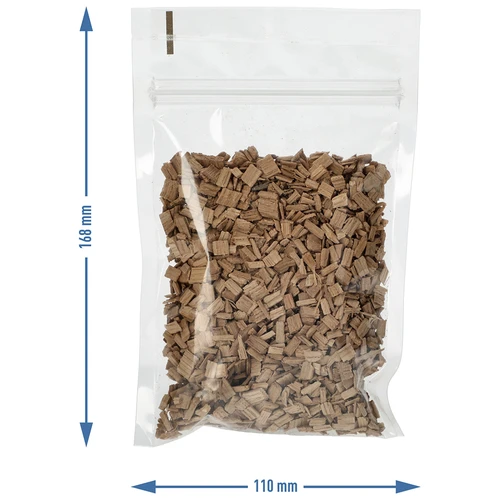 Dabīgas ozolkoka skaidas alkoholisko dzērienu aromatizēšanai (viskijam, baltvīnam), 50 g - 7