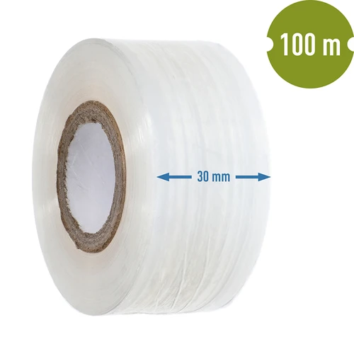 Dārza potēšanas lente, caurspīdīga, 100 m x 3 cm - 3