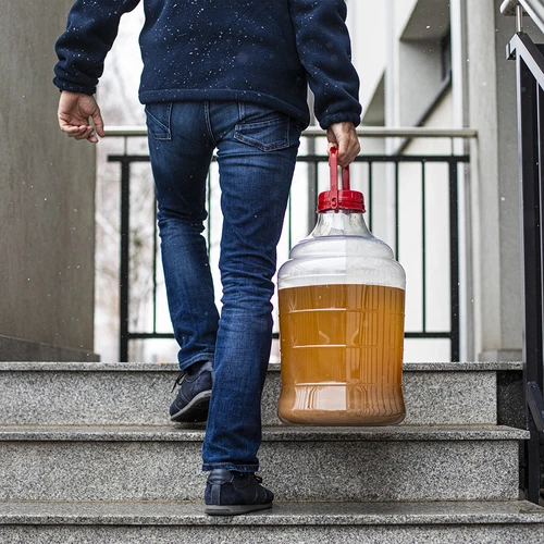 Demižons vīnam, viegls, neplīstošs, ar rokturi, 25 L - 16