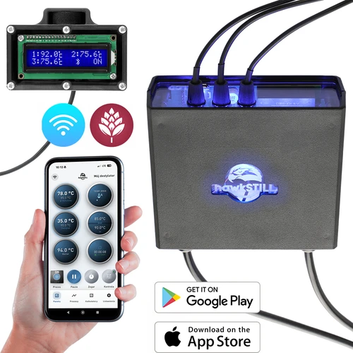 Destilācijas komplekts hawkSTILL „Aukstie pirksti” 60 L + Wi-Fi IQ sistēma ar LCD displeju - 4