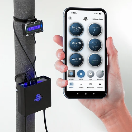 Destilācijas komplekts hawkSTILL „Aukstie pirksti” 60 L + Wi-Fi IQ sistēma ar LCD displeju - 3