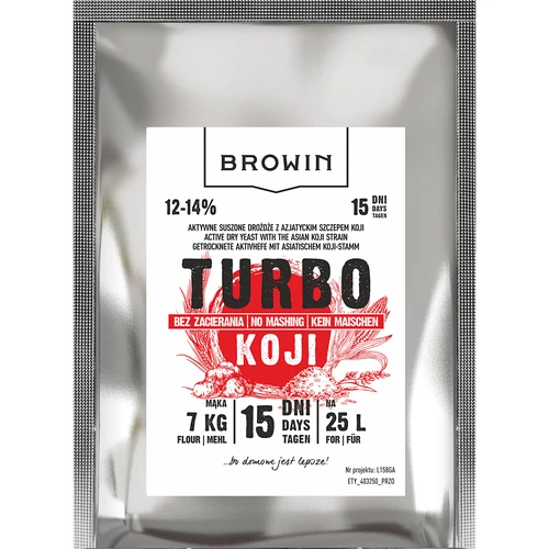 Destilācijas raugi Turbo Koji, 50 g (bez apcukurošanas!)