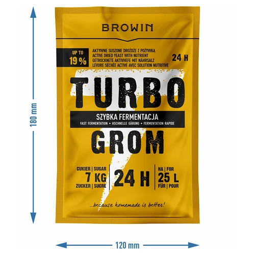 Destilācijas raugs Turbo Grom 24h - 4