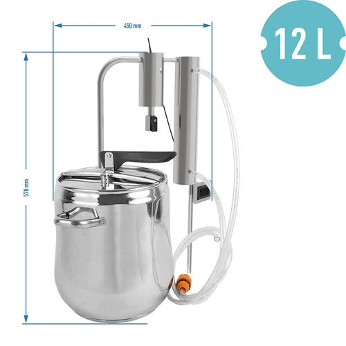 Destilators un ātrvārāmais katls 2 vienā 12 L - 8