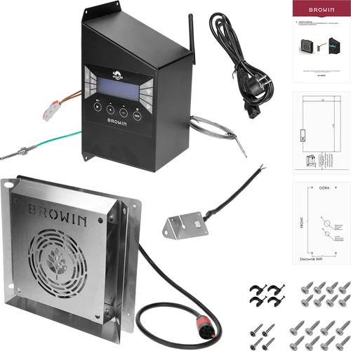 dragON komplekts kūpinātavai — IQ moduļi ar Wi‑Fi un dūmu ģenerators JET 2 LONG ar pelnu trauku - 2