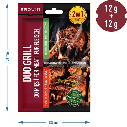 Duo Grill gaļai, 2 vienā garšvielu maisījums, 2 x 12 g - 4