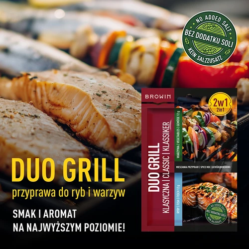 Duo Grill Klasiskā zivīm un dārzeņiem - 2 vienā garšvielu maisījums, 2 x 12 g - 5