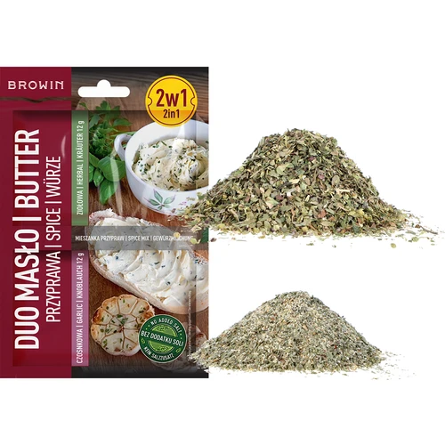 Duo Masło - ķiploku un garšaugu garšviela 2 vienā, 2 x 12 g - 3