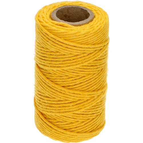 Dzeltena kokvilnas aukla 2 mm/55 m/100 g