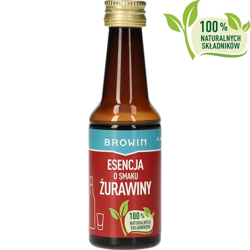 Dzērveņu garšas esence uz 4 L – 40 ml