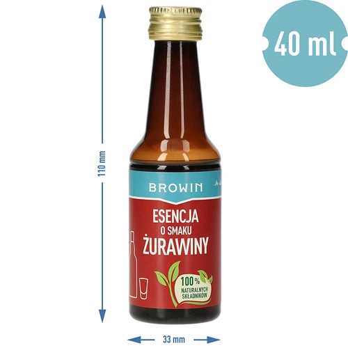 Dzērveņu garšas esence uz 4 L – 40 ml - 8