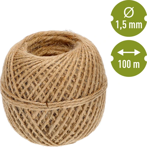 Džutas aukla 1,5 mm/100 m/100 g - 4
