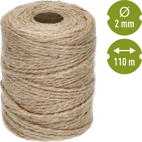 Džutas aukla 2 mm/110 m/250 g - 4