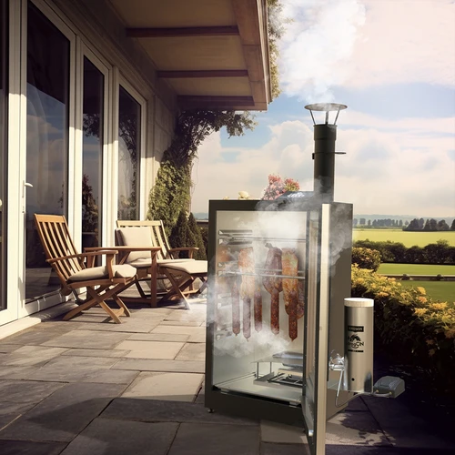 Elektriskā kūpinātava – dragON ar dūmu ģeneratoru, digitālā, 65 L - 31