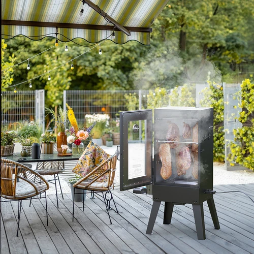 Elektriskā kūpinātava dragON E101 ar dūmu ģeneratoru, 70 L - 13