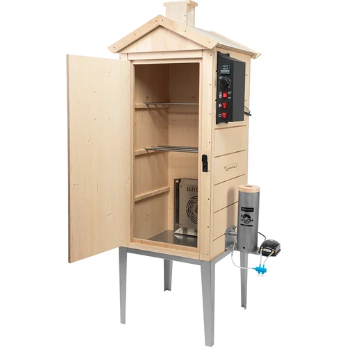 Elektriskā kūpinātava dragON PLYWOOD NATURE 100E ar sildīšanas moduli un kontrolleri - 3