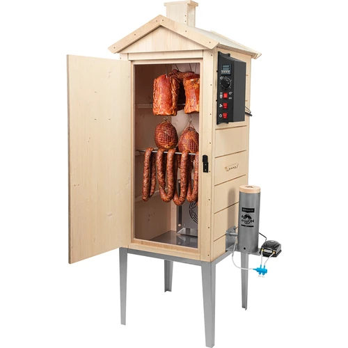 Elektriskā kūpinātava dragON PLYWOOD NATURE 100E ar sildīšanas moduli un kontrolleri - 4