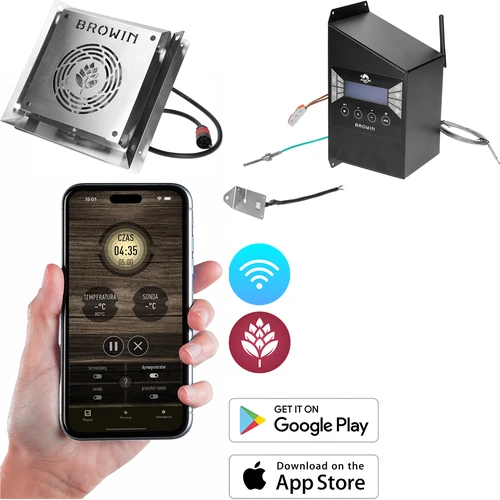 Elektrisko moduļu komplekts ar Wi-Fi kontrolieri – dragON IQ 1,5 kW, dārza kūpinātavām