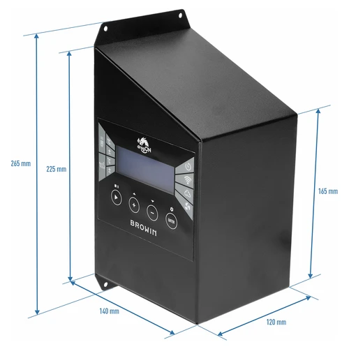 Elektrisko moduļu komplekts ar Wi-Fi kontrolieri – dragON IQ 1,5 kW, dārza kūpinātavām - 4