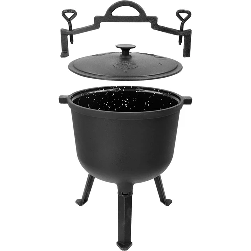 Emaljēts čuguna katls, 10 l - 2