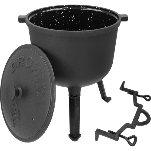 Emaljēts čuguna katls, 10 l - 3