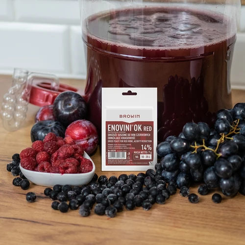 Enovini® OK RED - skābumu samazinošs vīna raugs 7 g - 5