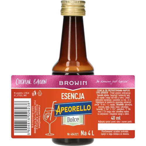 Esence Apeorello Dolce 4 litriem, 40 ml - 4