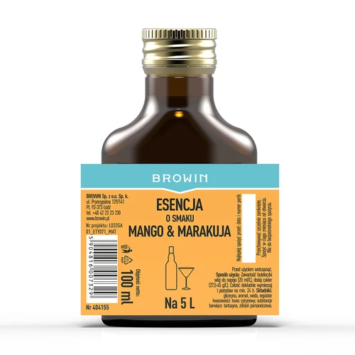 Esence ar mango un marakujas garšu uz 5 L, 100 ml - 4