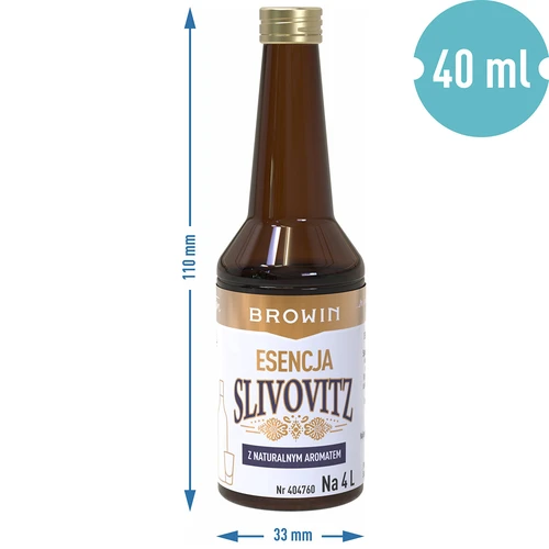 Esence ar plūmju brendija garšu, uz 4 L, 40 ml - 7