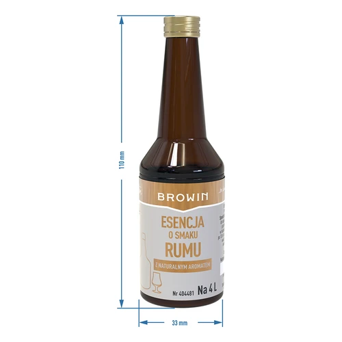 Esence ar ruma garšu uz 4 L - 40 ml - 7