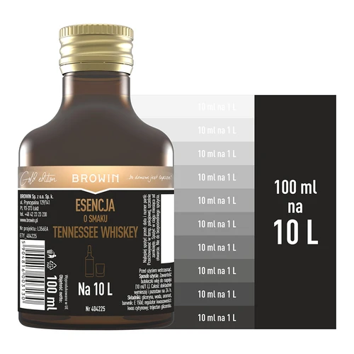 Tenesī viskija garšas esence 10 L - 100 ml - 5