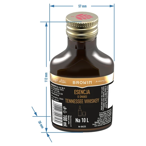 Tenesī viskija garšas esence 10 L - 100 ml - 6