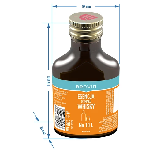 Esence ar viskija garšu uz 10 L - 100 ml - 5