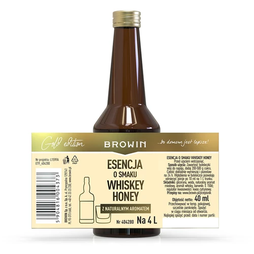 Esence ar Whiskey Honey garšu uz 4 L - 40 ml - 7