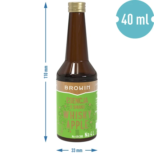 Viskija–ābola garšas esence – 40 ml, uz 4 L - 7