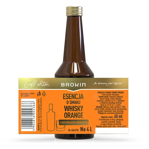 Whisky Orange garšas esence uz 4 L – 40 ml - 6