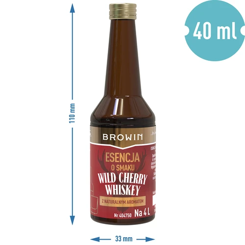 Esence ar savvaļas ķiršu viskija garšu 40 ml - 6