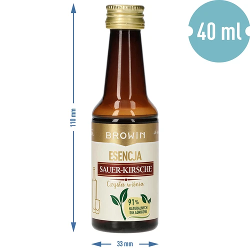 Esence Sauer-Kirsche – Czysta Wiśnia, 40 ml, uz 4 L - 7