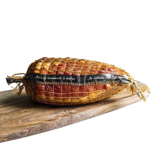 Gaļas izstrādājumu tīkls ar etiķeti, ar izmēriem 15 cm x 4 m, ar termisko izturību līdz 125°C - 5