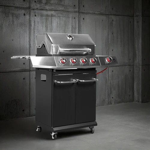 Gāzes grils dragON BBQ101, 11,7 kW, melns/sudraba - 4