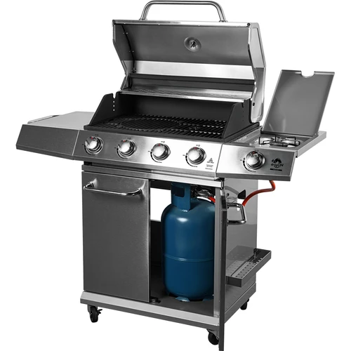 Gāzes grils dragON BBQ201, 18,8 kW, sudraba - 2