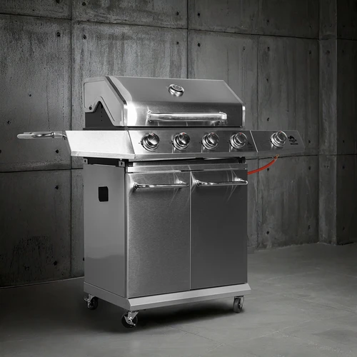 Gāzes grils dragON BBQ201, 18,8 kW, sudraba - 4