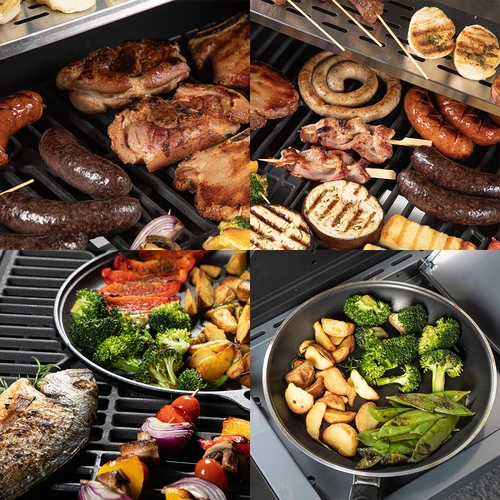 Gāzes grils dragON BBQ201, 18,8 kW, sudraba - 11