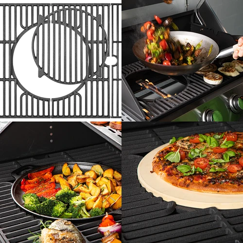 Gāzes grils dragON BBQ201, 18,8 kW, sudraba - 10